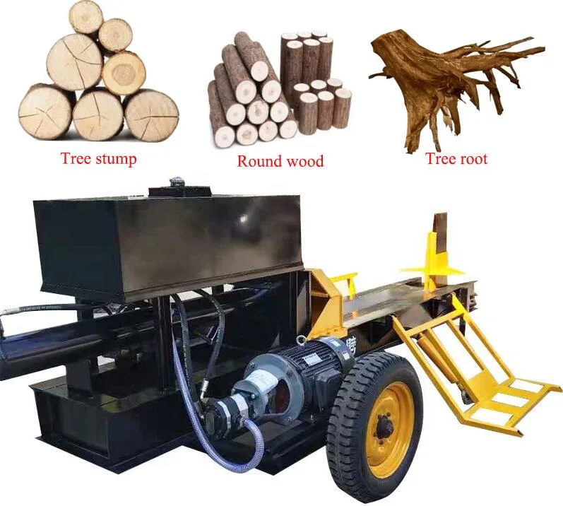 35t Horizontal Diesel/Electric Hydraulic Wood Splitter Log Splitter