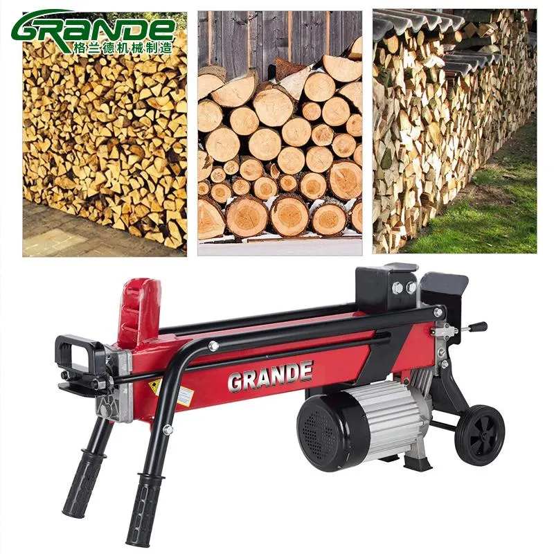 7 Ton Hydraulic Electric Portable Small Household Log Wood Splitter with Factory Price
