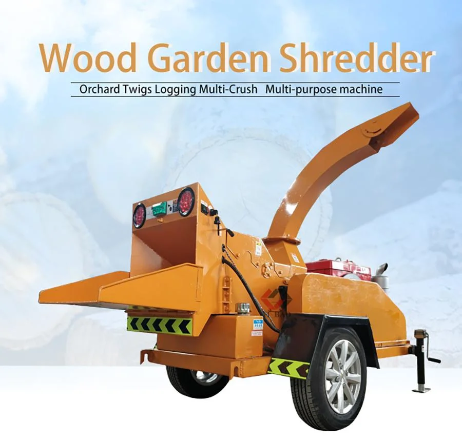 2000 Capacity 3-5t/H Forestry Machinery Wood Log Branch Crusher Machine for Sale