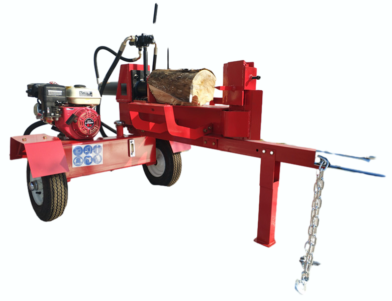 27t 15HP Gasoline Engine Ce Approved Hydraulic 4-Way Wedge Log Splitter