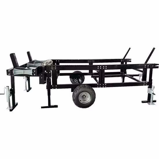 Gasoline and Diesel Engine Firewood Processor Wood Splitter with Log Lift and Conveyor