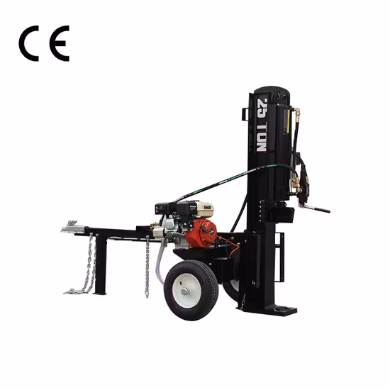 Gas Powered Electric Manual Log Splitter 25ton Horizontal Firewood Log Splitter